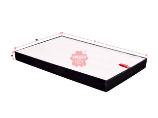 ไส้กรองเครื่องฟอกอากาศ SAKURA, FZ-F50HFE, AP-79060, SHARP (128692)