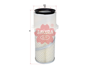 ไส้กรองอากาศ(ไส้กรอง) SAKURA, 15401-11080, AS-2205, INGERSOLL RAND (123187)
