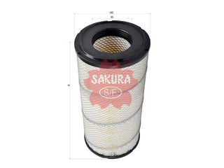 ไส้กรองอากาศ(ไส้กรอง) SAKURA, H515200090100, AS-8577, CATERPILLAR (126423)