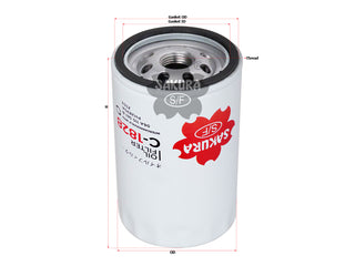กรองน้ำมันเครื่อง(Spin-On) , SAKURA, MC3147441R91, C-1828, VOLVO (123074)