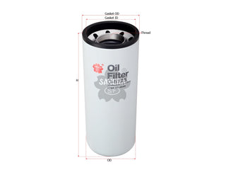 กรองน้ำมันเครื่อง(Spin-On) , SAKURA, 6742-01-4540, C-5725, CASE (126829)