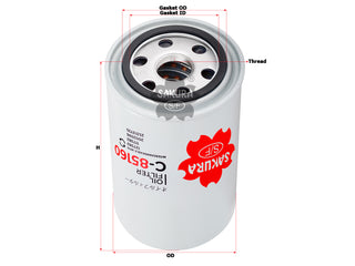 กรองน้ำมันเครื่อง(Spin-On) , SAKURA, 2002596, C-85160, THERMO-KING (126607)