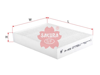 ไส้กรองอากาศห้องโดยสาร(Element), SAKURA, 95860-51K00-000, CA-14030, SUZUKI (123325)