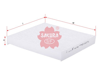 ไส้กรองอากาศแอร์(Element), SAKURA, HB3Z19N619B, CA-17140, FORD (125322)
