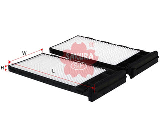 SAKURA,, Cabin Air Filter (Element), 27275-1N625, CA-1802, NISSAN