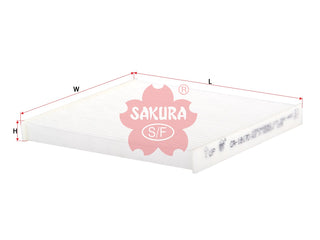 ไส้กรองอากาศห้องโดยสาร(Element), SAKURA, 27891-4A00C, CA-18170, NISSAN (123955)