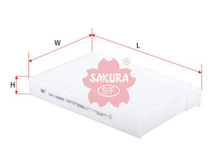 SAKURA,, Cabin Air Filter (Element), 272772100R, CA-18200, NISSAN