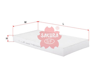 ไส้กรองอากาศห้องโดยสาร(Element), SAKURA, V30-31-1045-1, CA-26100, MERCEDES-BENZ (124815)
