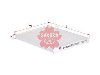 SAKURA,, Cabin Air Filter (Element), 08790-2H000A, CA-28260, HYUNDAI