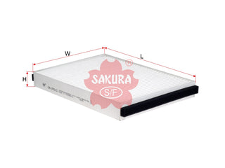 ไส้กรองอากาศแอร์(Element) SAKURA, 30733894, CA-37010, VOLVO CARS (123522)