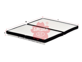 ไส้กรองแอร์(Element) , SAKURA, 52485513, CA-6501-S, CHEVROLET (123005)