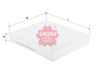 ไส้กรองอากาศห้องโดยสาร(Element) SAKURA, 13503675, CA-65210, VAUXHALL (122972)