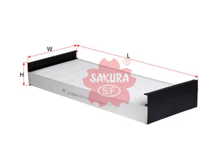 ไส้กรองอากาศห้องโดยสาร(Element) SAKURA, 81.61910-0029, CA-68020, ERF (125458)