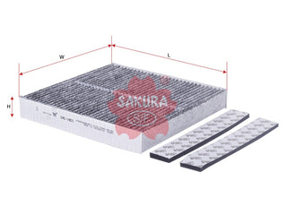 SAKURA,, Cabin Air Filter (Element), 999M1-VS801, CAC-1801, NISSAN