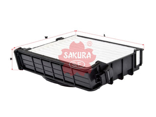 ไส้กรองอากาศห้องโดยสาร(ตัวเรือน), SAKURA, 88510-BZ130, CAH-11160, TOYOTA (124229)