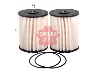 กรองน้ำมันเชื้อเพลิง(Element), SAKURA, 94771044, EF-65030-S, HOLDEN (126196)