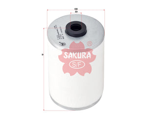 กรองน้ำมันเชื้อเพลิง(Element), SAKURA, 99104, F-2622, KHD (KLOCKNER-HUMBOLT-DEUTZ) (123160)
