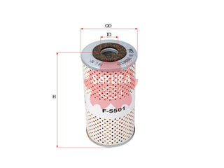 SAKURA,, Fuel Filter (Element), 9H-4729, F-5501, CATERPILLAR