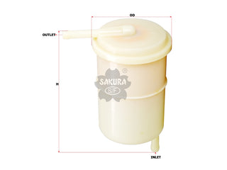 SAKURA,, Fuel Filter (In-Line), 16400-59A00, FS-1807, NISSAN