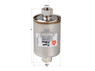 ဆီစစ်ထုတ်ခြင်း (In-Line)၊ SAKURA၊ WJN 101520EVA၊ FS-2302၊ PONTIAC (122958)