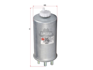 กรองน้ำมันเชื้อเพลิง(อินไลน์) SAKURA, 28268404, FS-38010, GREAT WALL (126088)