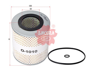 กรองน้ำมันเครื่อง(ไส้กรอง) SAKURA, AY110-MT501, O-1010, MITSUBISHI (124782)