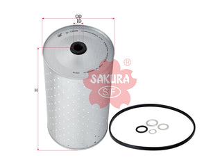 กรองน้ำมันเครื่อง(ลึก) SAKURA, 15274-99389, O-1805, NISSAN (125064)