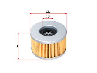 กรองน้ำมันเครื่อง SAKURA, 15A1 413 005, O-90020, HONDA (126205)