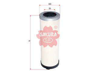 Air/Oil Separator (Element), SAKURA, 52323020, SA-2701, HITACHI (127101)