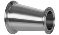 SF16CER-64-40 | 4" x 2 1/2" Clamp End Sanitary Eccentric Reducer -316 Stainless SN: S773214MP640024 (099624)