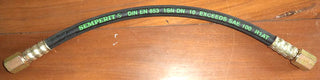ZMTE Hydraulic Hose Assembly - 3/8"xR1, 32212-06-06 x 32212-06-06, 16"