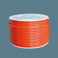 Polyurethane PU Air Hose Pipe Tube, W/O, 12X8mm, ORANGE, 100 meter