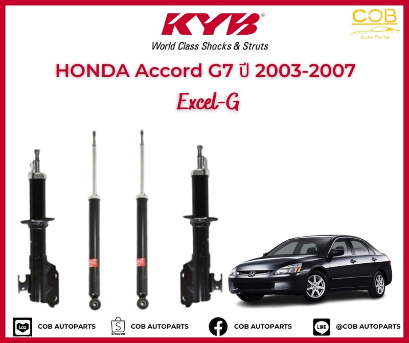 KYB EXCELG HONDA ACCORD G7 20032007 Shock Absorber