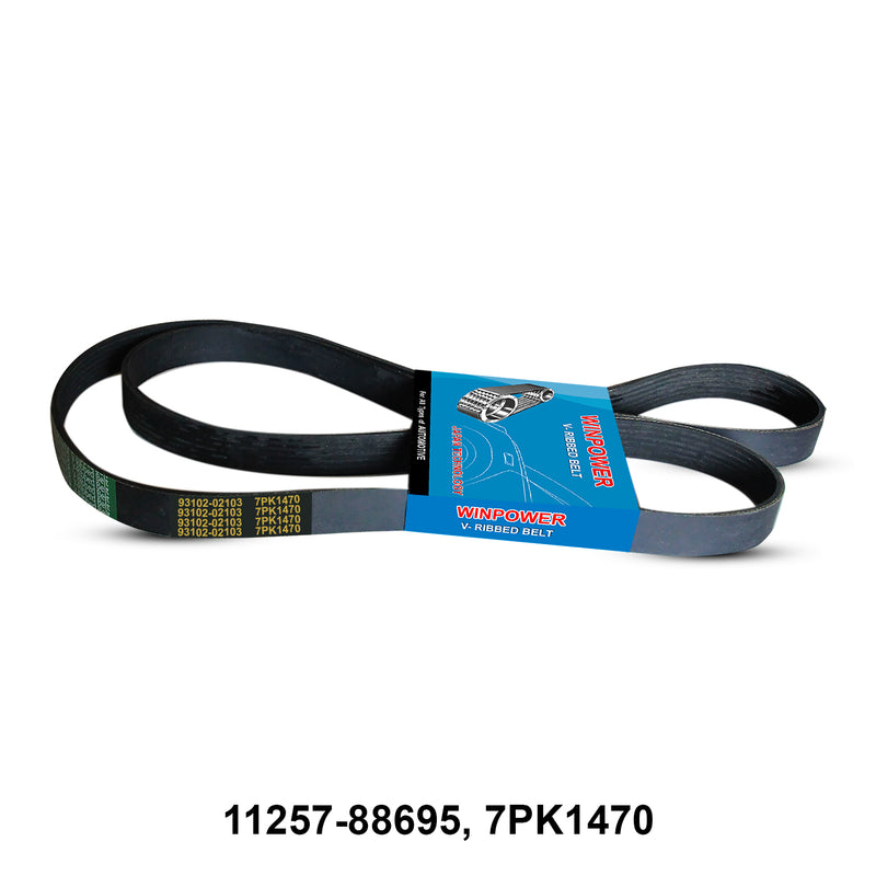 WINPOWER, V-Ribbed Belt, 11257-88695,  7PK1470