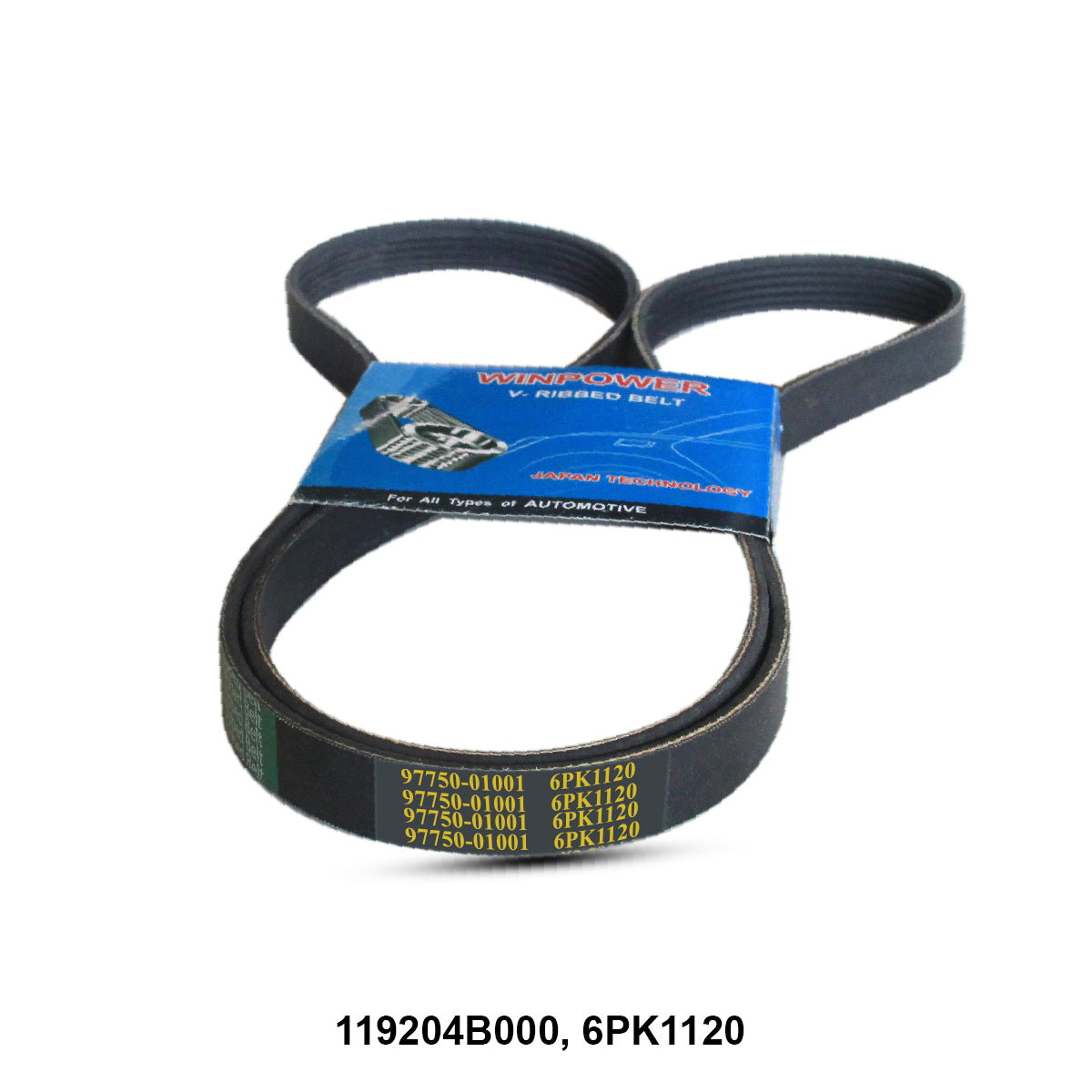 V-Ribbed Belt, WINPOWER, 119204B000, 6PK1120 (005095)