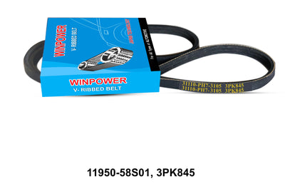 WINPOWER V-Ribbed Belt 3PK845 - 11950-58S01