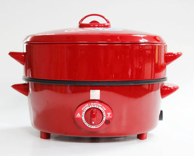 Pan, HANABISHI, 12"Nonstick With Steamer, HGP-142L
