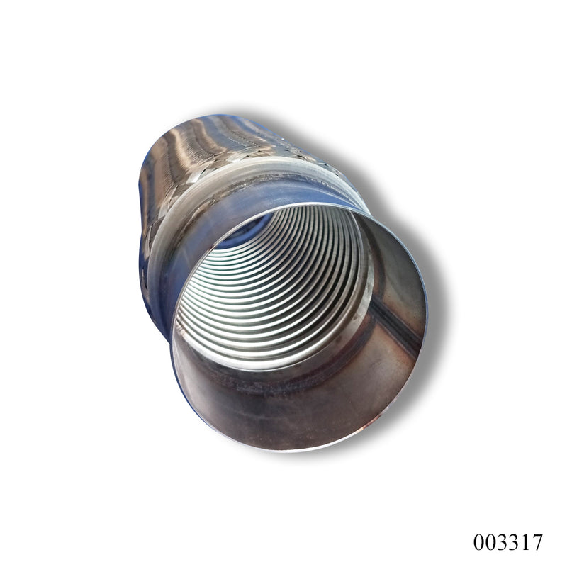 WPR Exhaust Pipe, 4"x15", 2-Layer, No Inner Braid, Durable