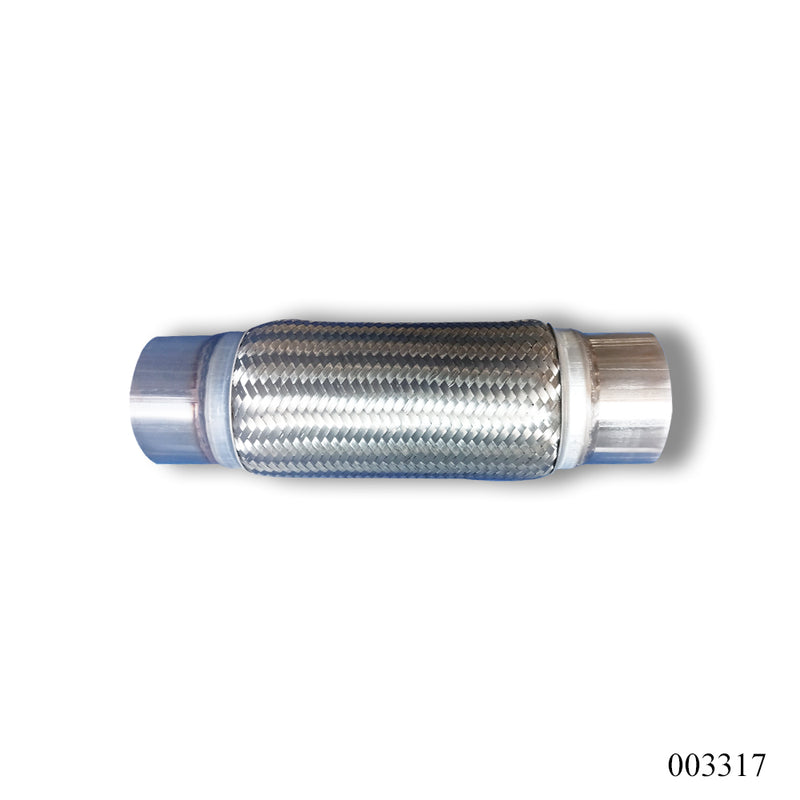 WPR Exhaust Pipe, 4"x15", 2-Layer, No Inner Braid, Durable
