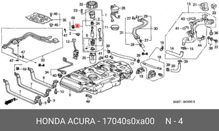 In-Tak Fuel Pump၊ X speed၊ Small Pin၊ E8229/ 0580-453407-S၊ XF-3802-1 (121976)