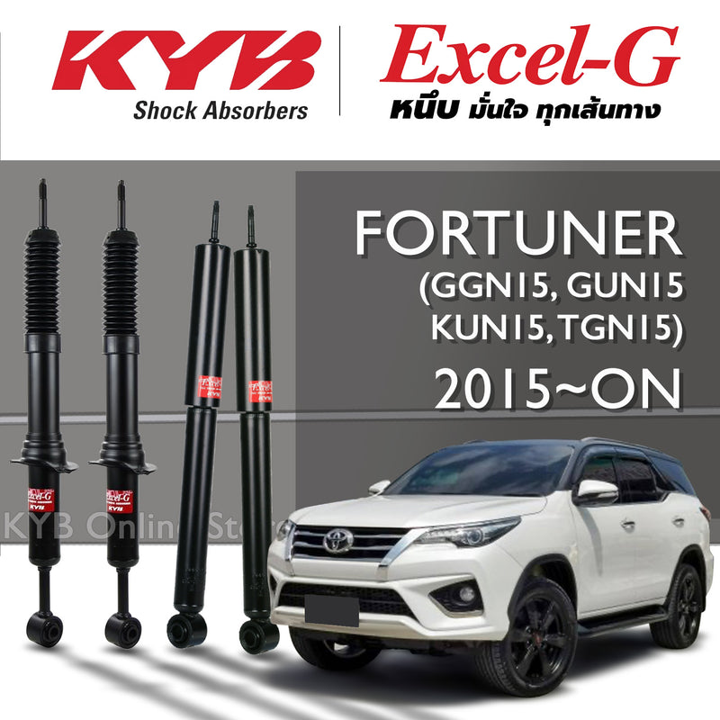 KYB EXCELG TOYOTA FORTUNER GGN15 GUN15 KUN15 TGN15 2015ON Sh