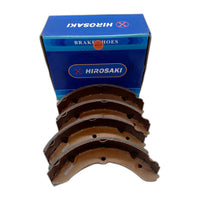 HIROSAKI Classic Brake Shoes K2296, Fits Toyota Dyna and Land Cruiser (SEMI-METALLIC)