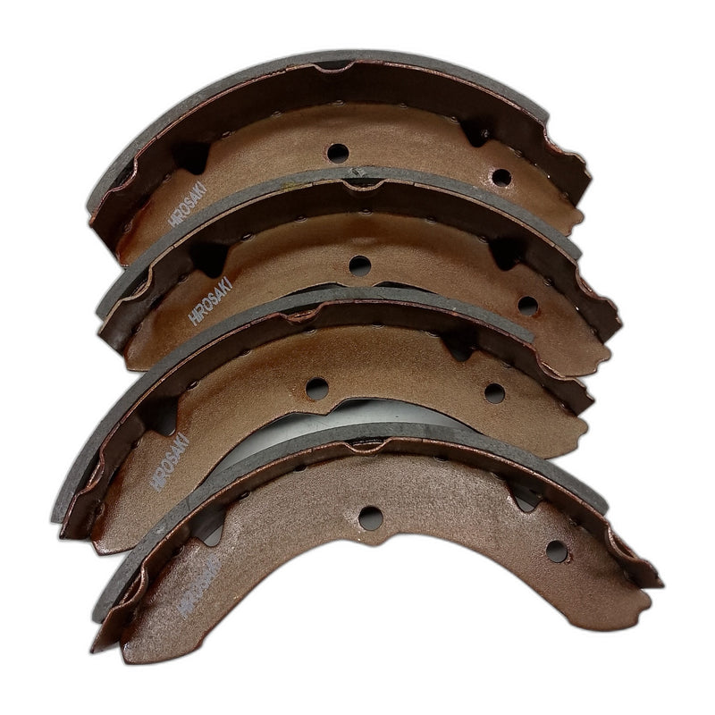 HIROSAKI Classic Brake Shoes K2296, Fits Toyota Dyna and Land Cruiser (SEMI-METALLIC)