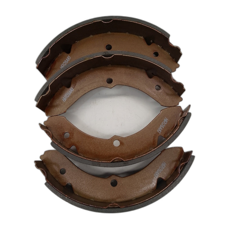 HIROSAKI Classic Brake Shoes K2296, Fits Toyota Dyna and Land Cruiser (SEMI-METALLIC)