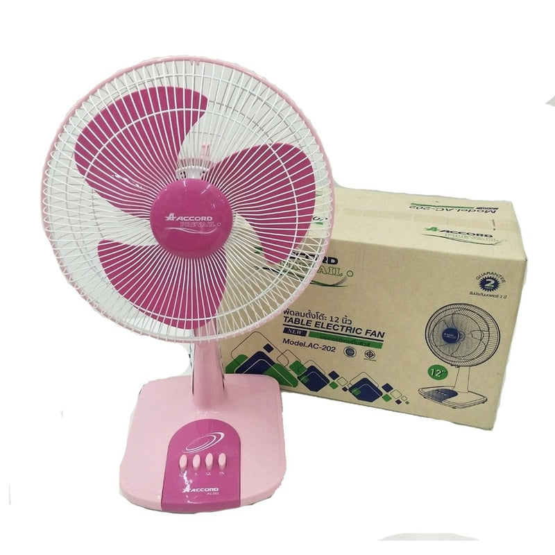 Table Fan, ACCORD, 12", AC-202