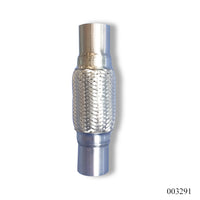 WPR Exhaust Pipe, 2"x10.5", OD54, Inner Braid, 3-Layer, High-Performance Design