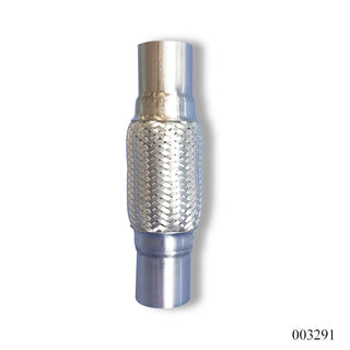 WPR Exhaust Pipe, 2"x10.5", OD54, Inner Braid, 3-Layer, High-Performance Design