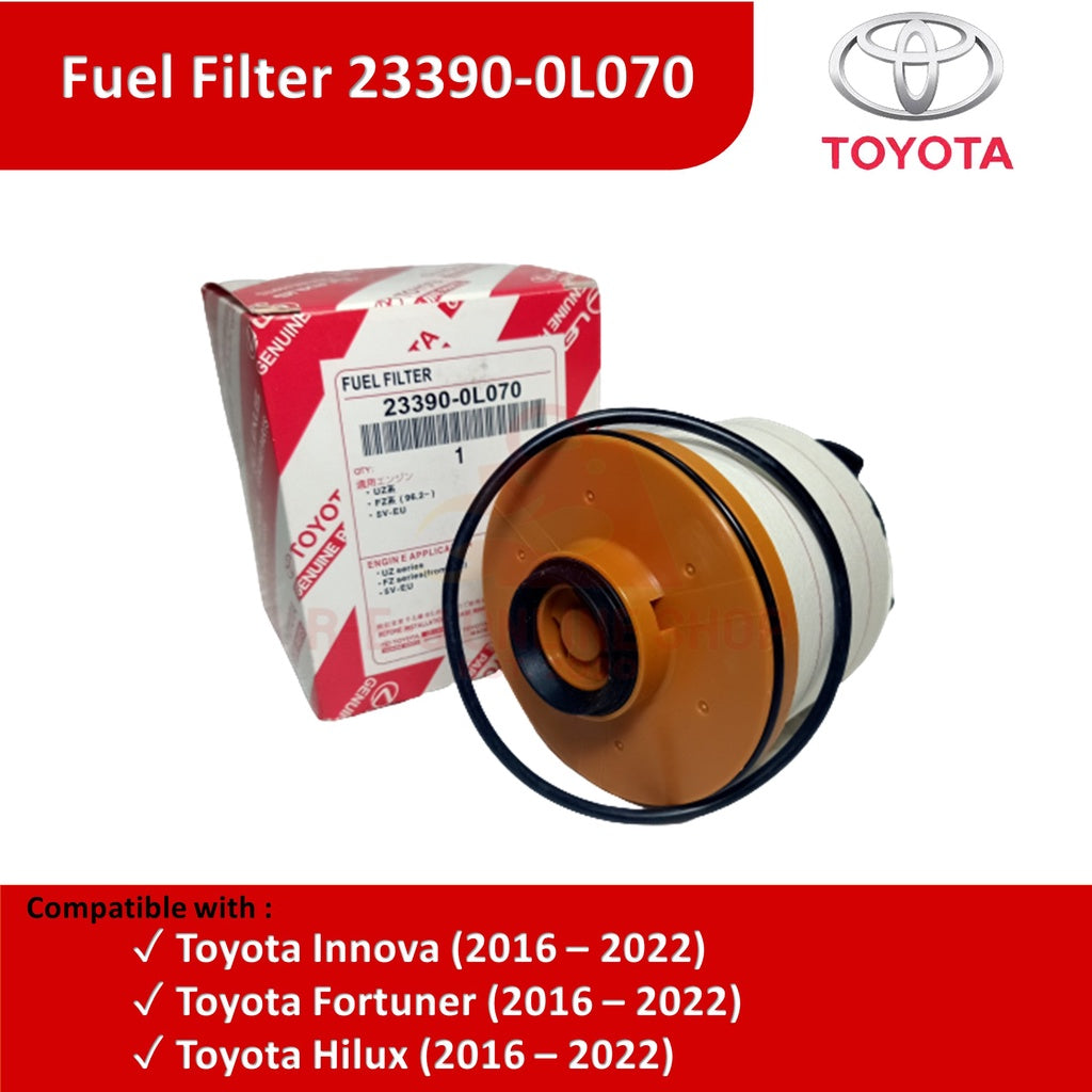 Fuel Filter (Element), TOYOTA, 23390-0L070, F-11140, TOYOTA, FORTUNER (122193)