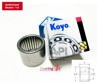 KOYO KOYO 28BHM3730 NEEDLE ROLLER BEARINGS SIZE 28X37X30 MM Bearing