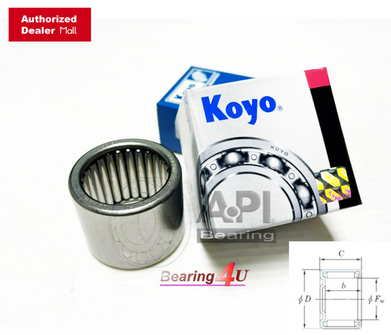 KOYO KOYO 28BHM3730 NEEDLE ROLLER BEARINGS SIZE 28X37X30 MM 